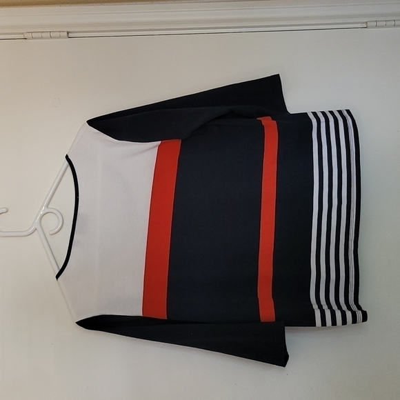 Onque Casual  Red White and Blue  Top Size PL - Picture 2 of 4